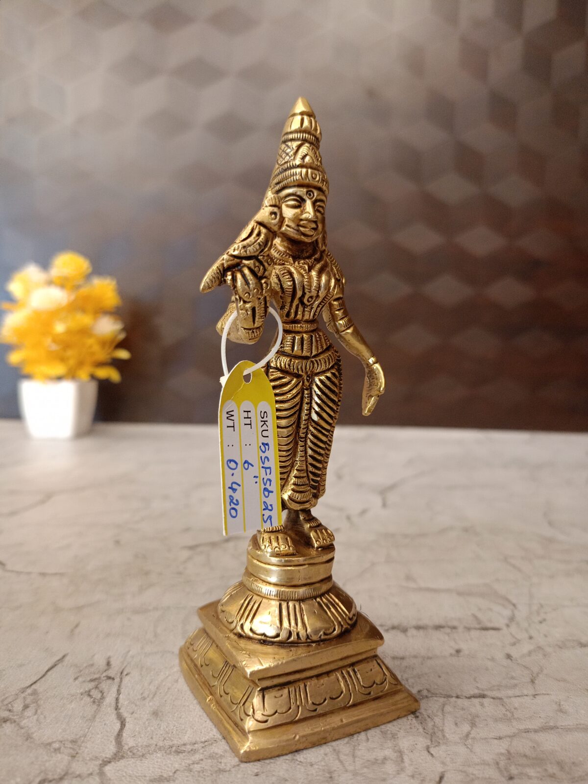 brass meenakshi amman idol pooja gift vgocart coimbatore india2 scaled