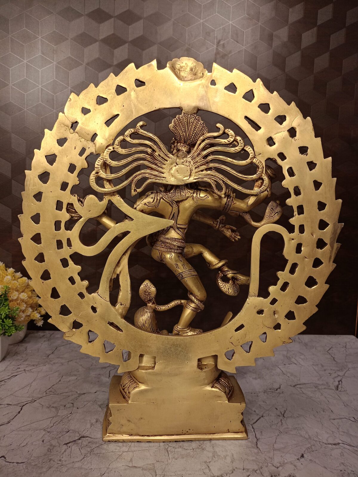 brass natarajar statue pooja gift coimbatore india scaled