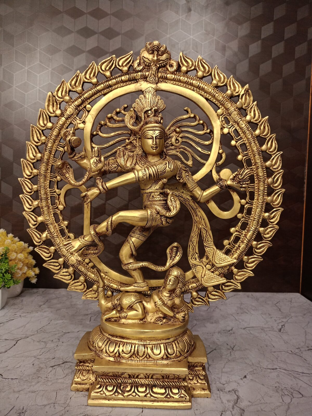brass natarajar statue pooja gift coimbatore india2 scaled