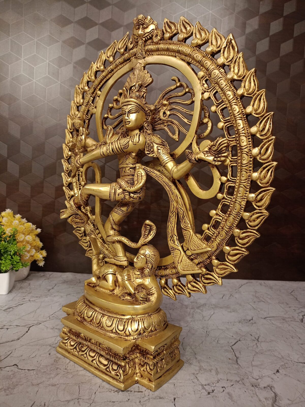 brass natarajar statue pooja gift coimbatore india5 scaled
