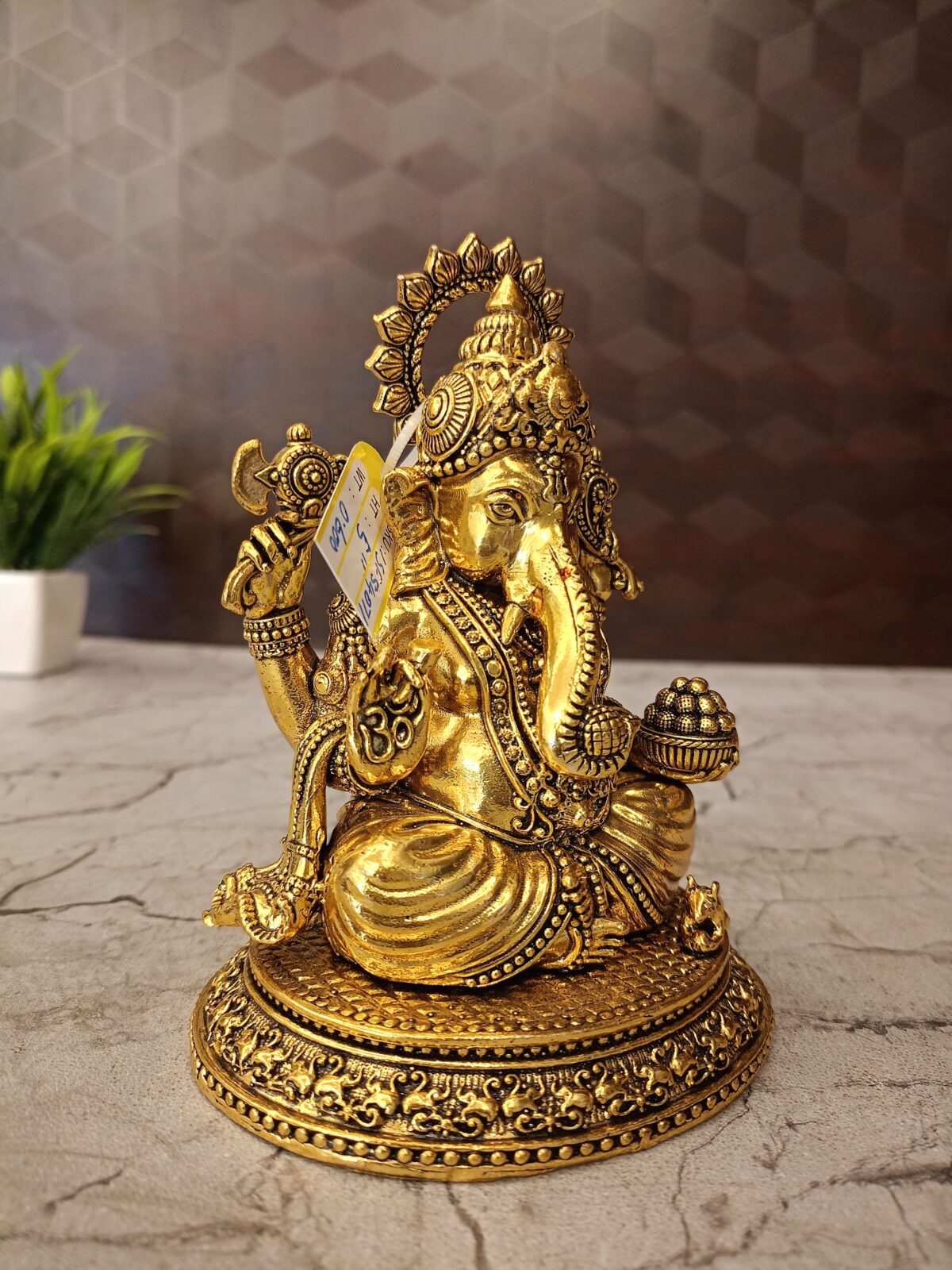 brass round base ganesha pooja gift vgocart coimbatore india6 scaled