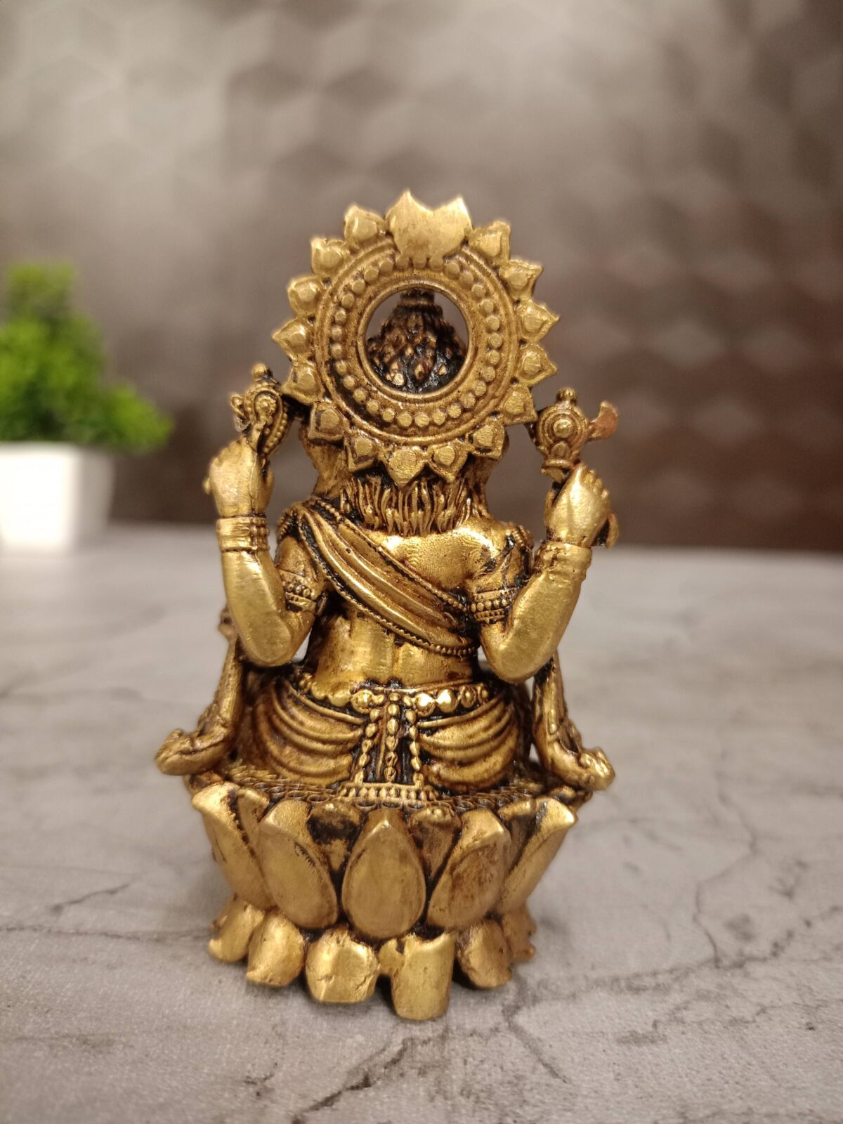 ganesha brass lotus base pooja gift vgocart coimbatore india3 scaled