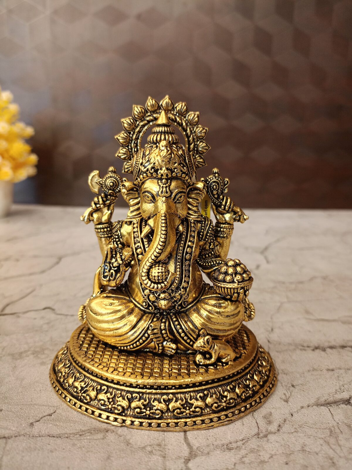 ganesha fine art oval base pooja vgocart coimbatore scaled