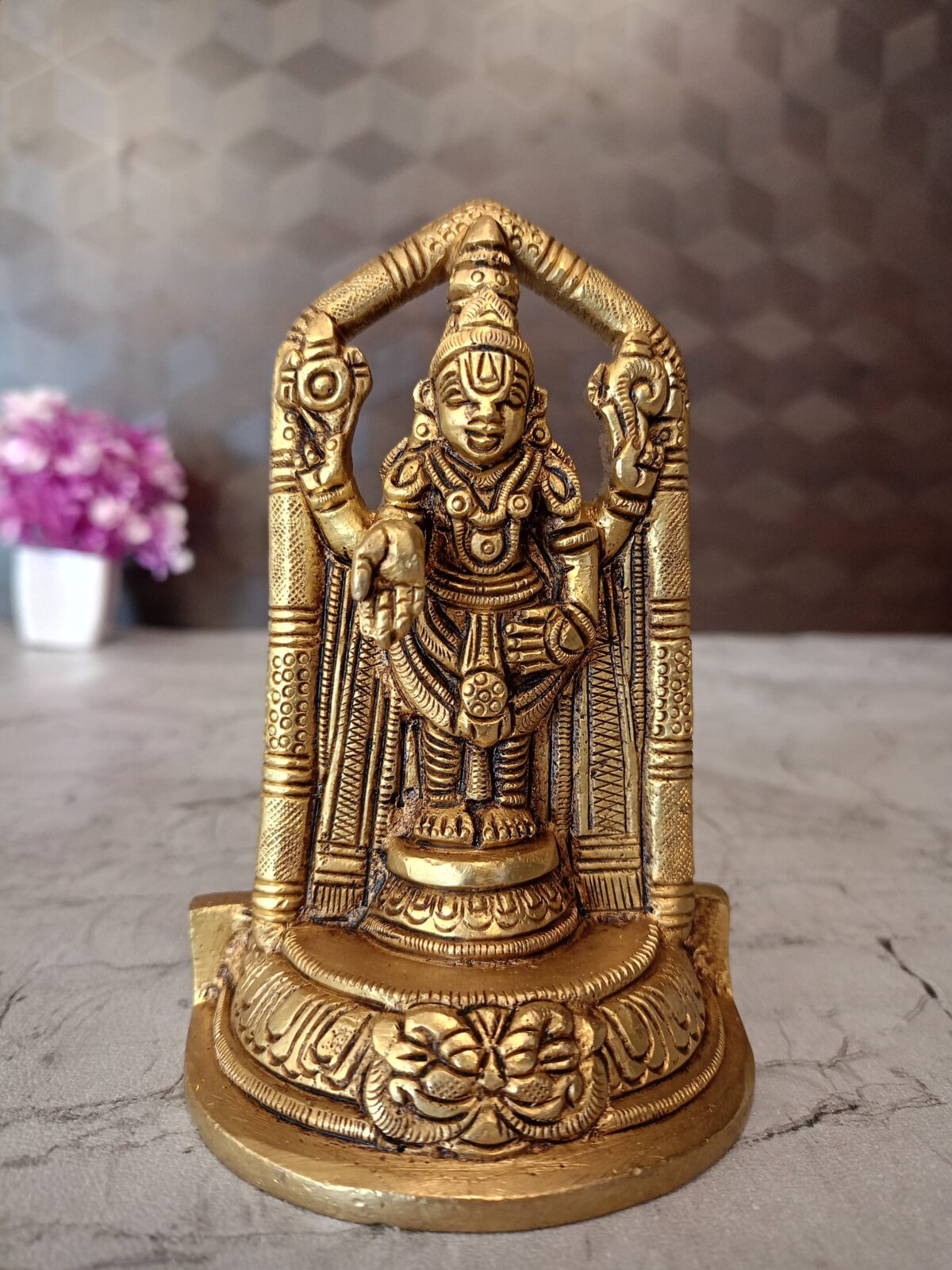 brass arch perumal idol pooja gift coimbatore india scaled