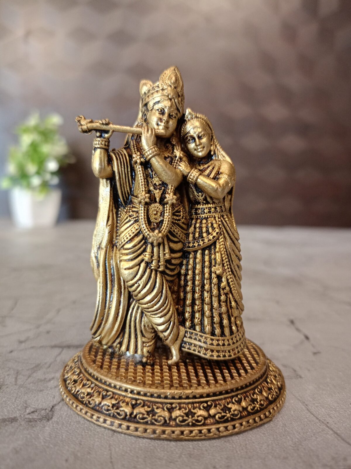 brass fine radha krishna idol pooja gift vgocart coimbatore india 1 scaled