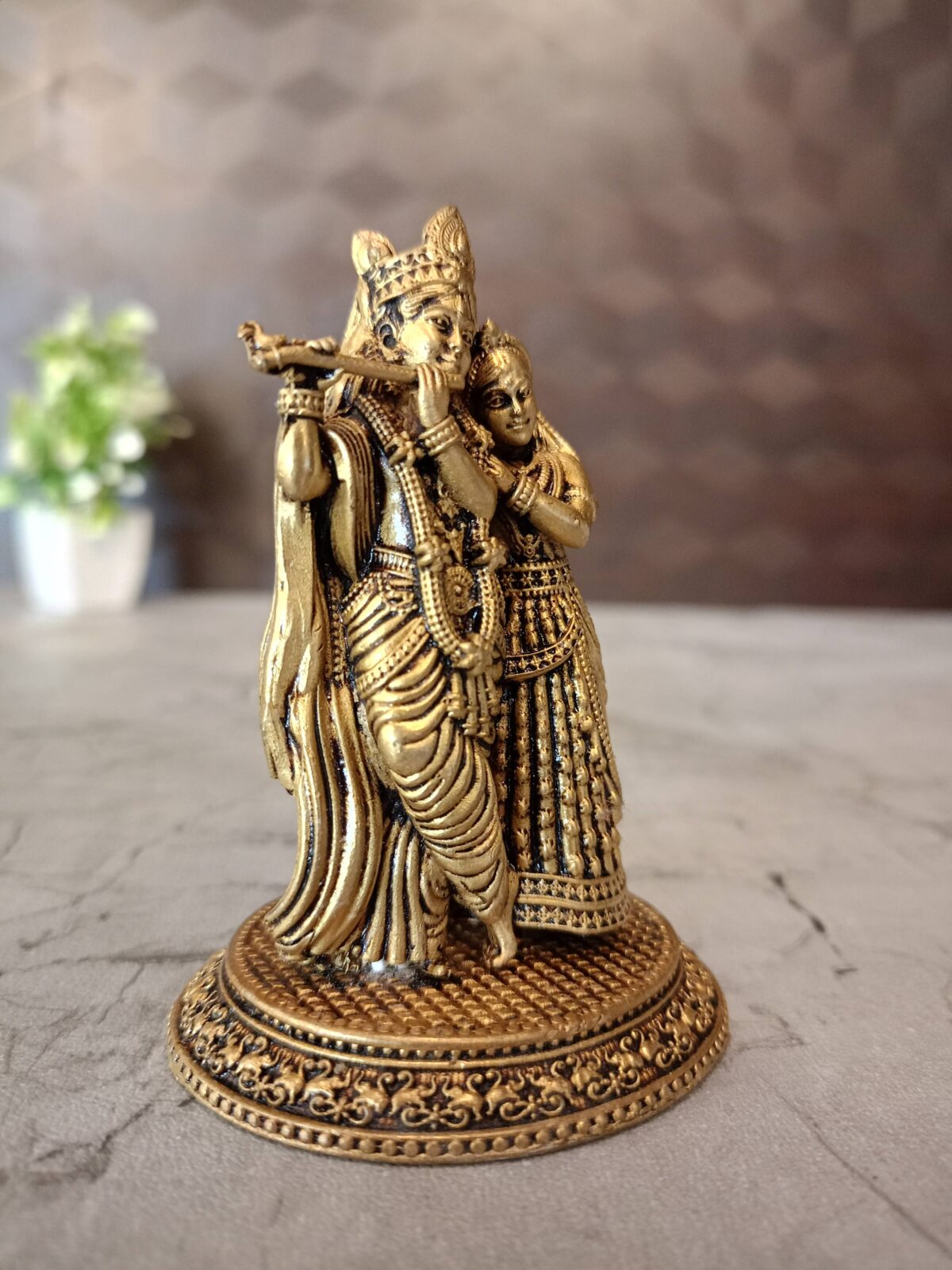 brass fine radha krishna idol pooja gift vgocart coimbatore india5 scaled