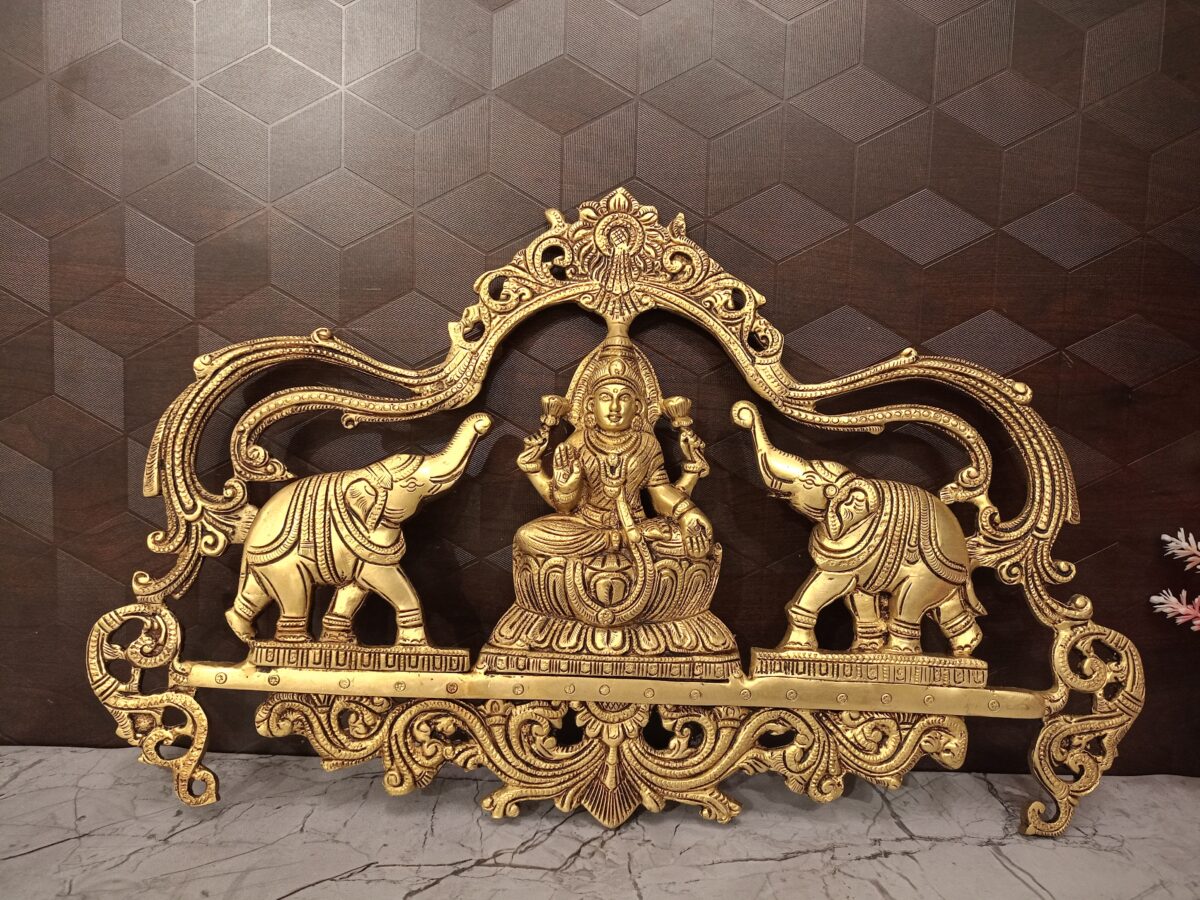 Buy Brass Gajalakshmi Statue For Pooja 11″