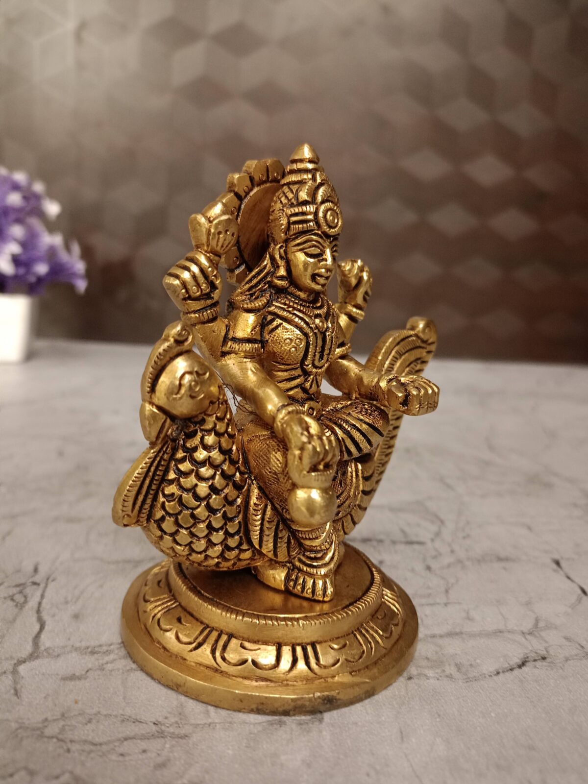 brass gayathri devi pooja gift vgocart coimbatore india2 scaled