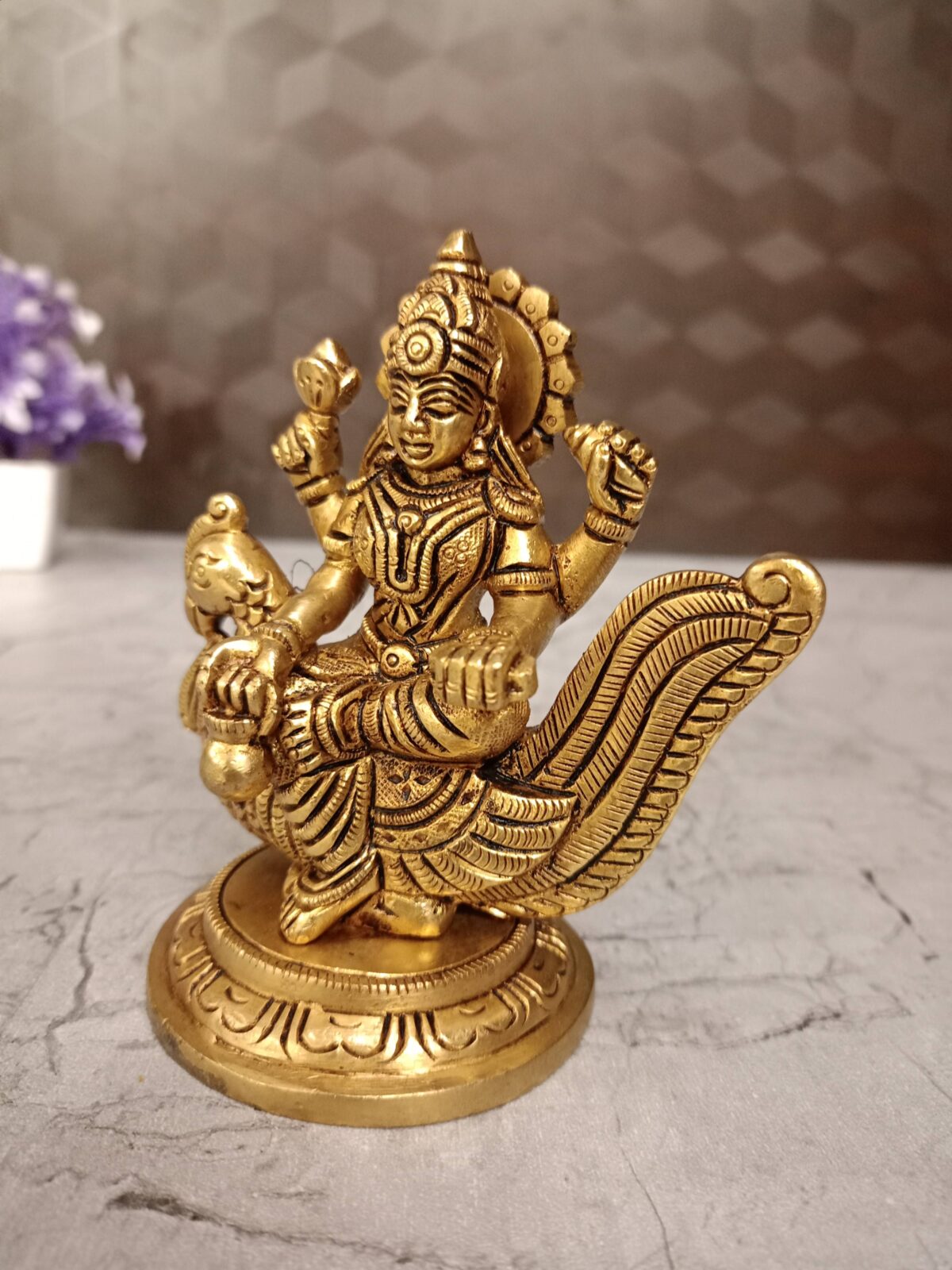 brass gayathri devi pooja gift vgocart coimbatore india3 scaled