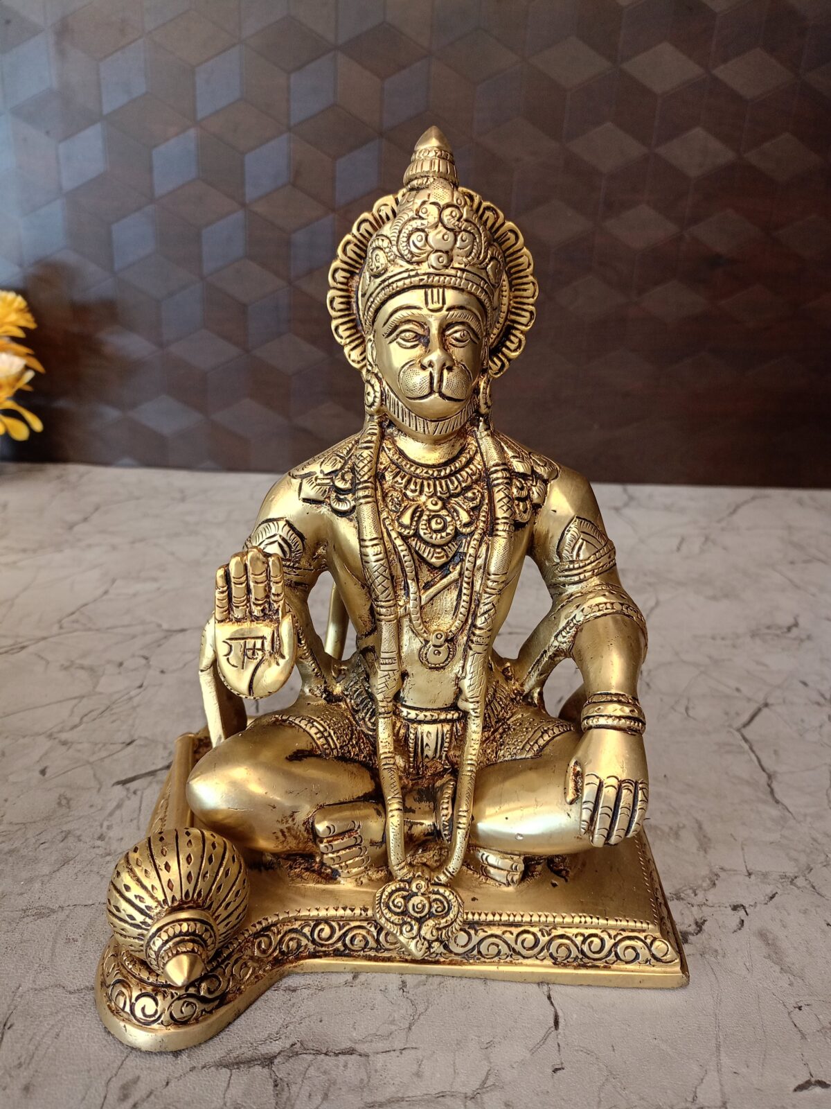 brass hanuman idol pooja gift vgocart coimbatore india scaled