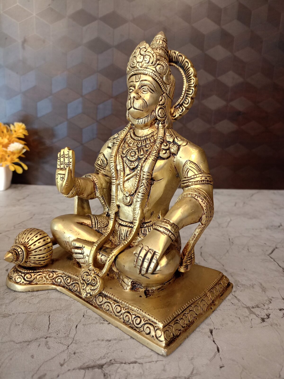 brass hanuman idol pooja gift vgocart coimbatore india3 scaled