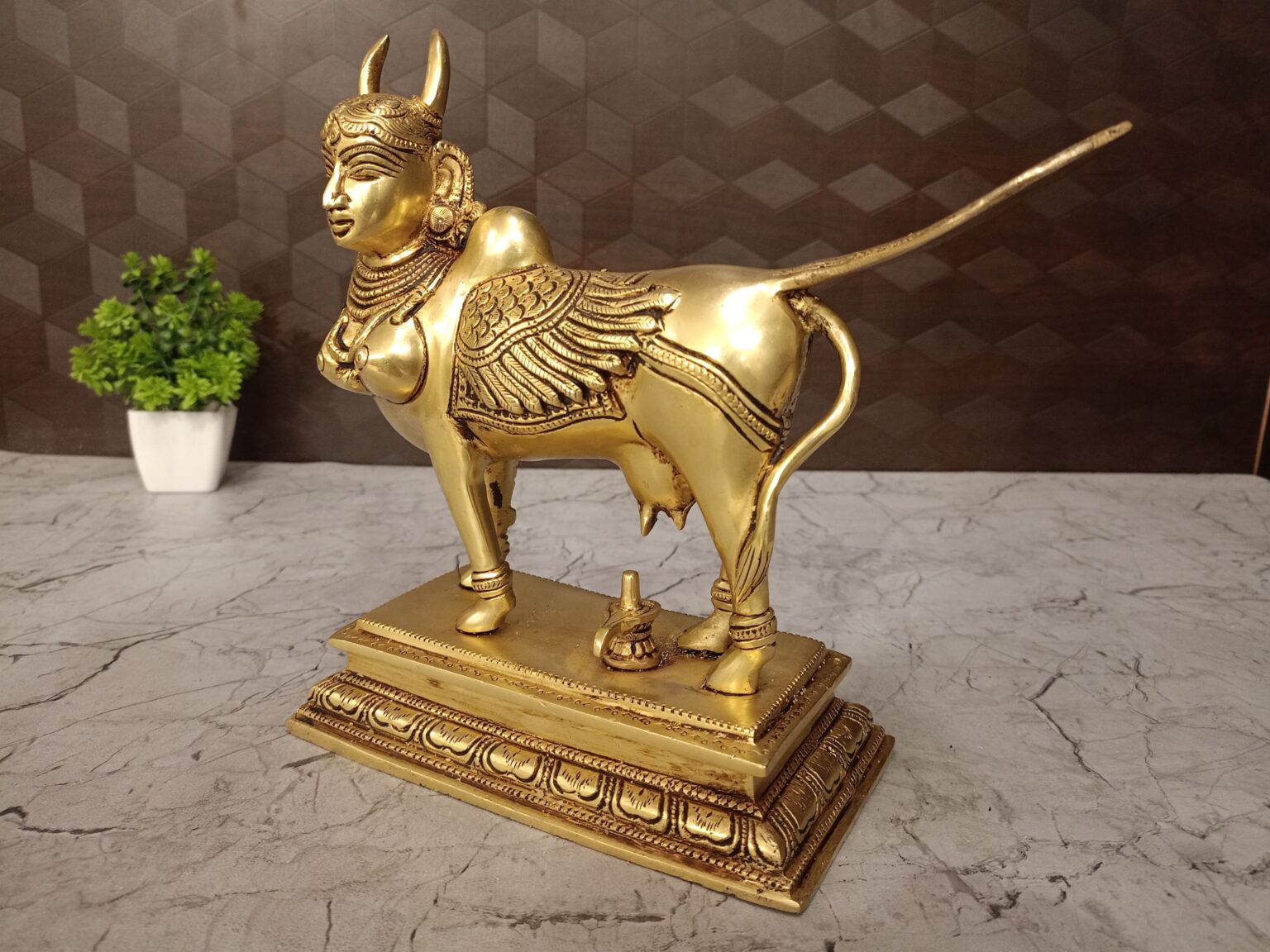 Buy Brass Superfine Kamadenu Statue 8.5″