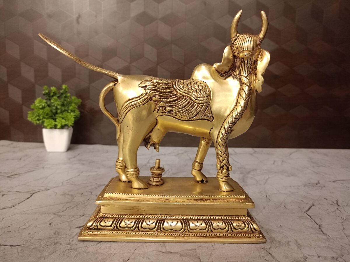 Buy Brass Superfine Kamadenu Statue 8.5″