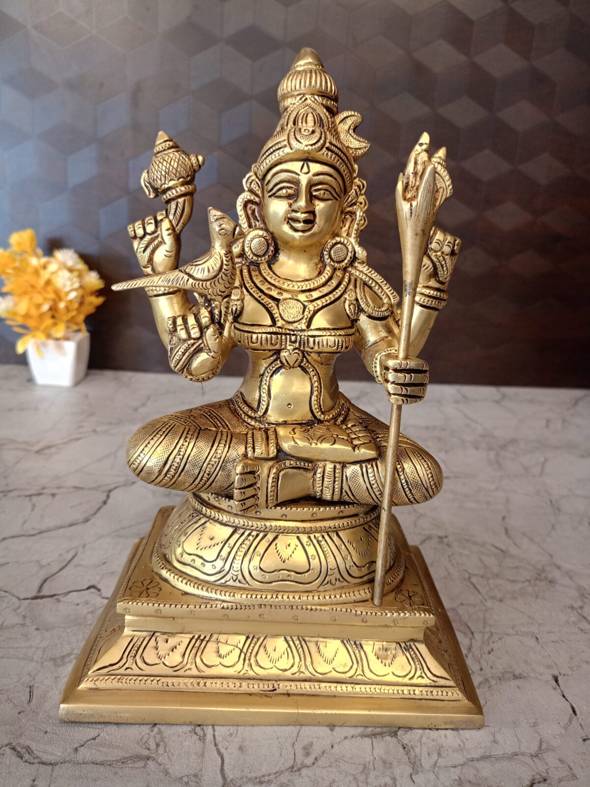 brass kamakshi idol pooja vgocart coimbatore india scaled