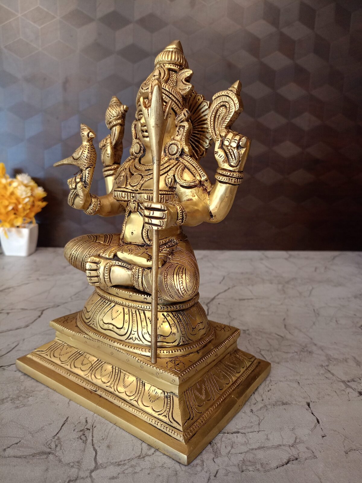 brass kamakshi idol pooja vgocart coimbatore india3 scaled