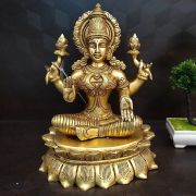 Buy Brass Superfine Lakshmi Statue 11″