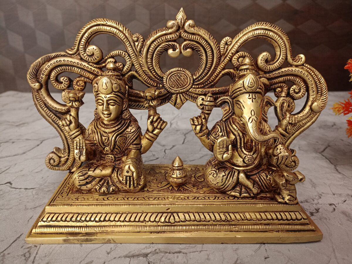 Buy Brass Lakshmi Ganesha On Base 6″