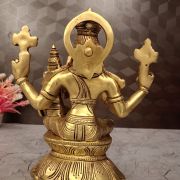 Buy Brass Superfine Lakshmi Hygrevar Statue 9″