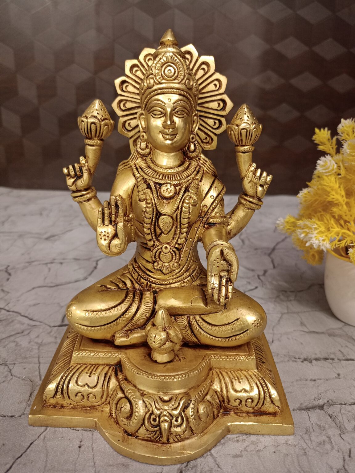 Buy Brass Lakshmi Statue 7.5″