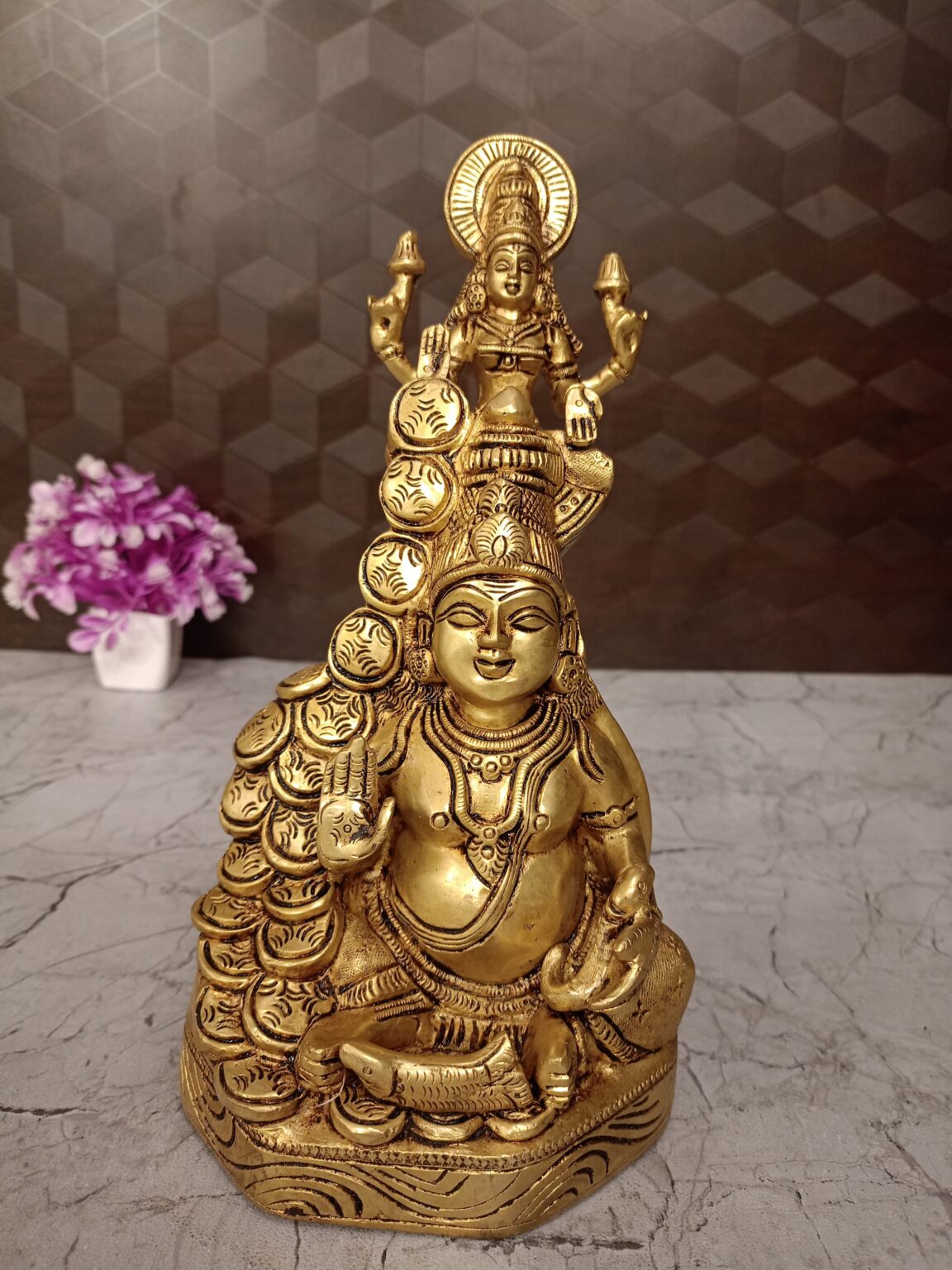 Buy Brass Lakshmi Kuberar Statue 10″