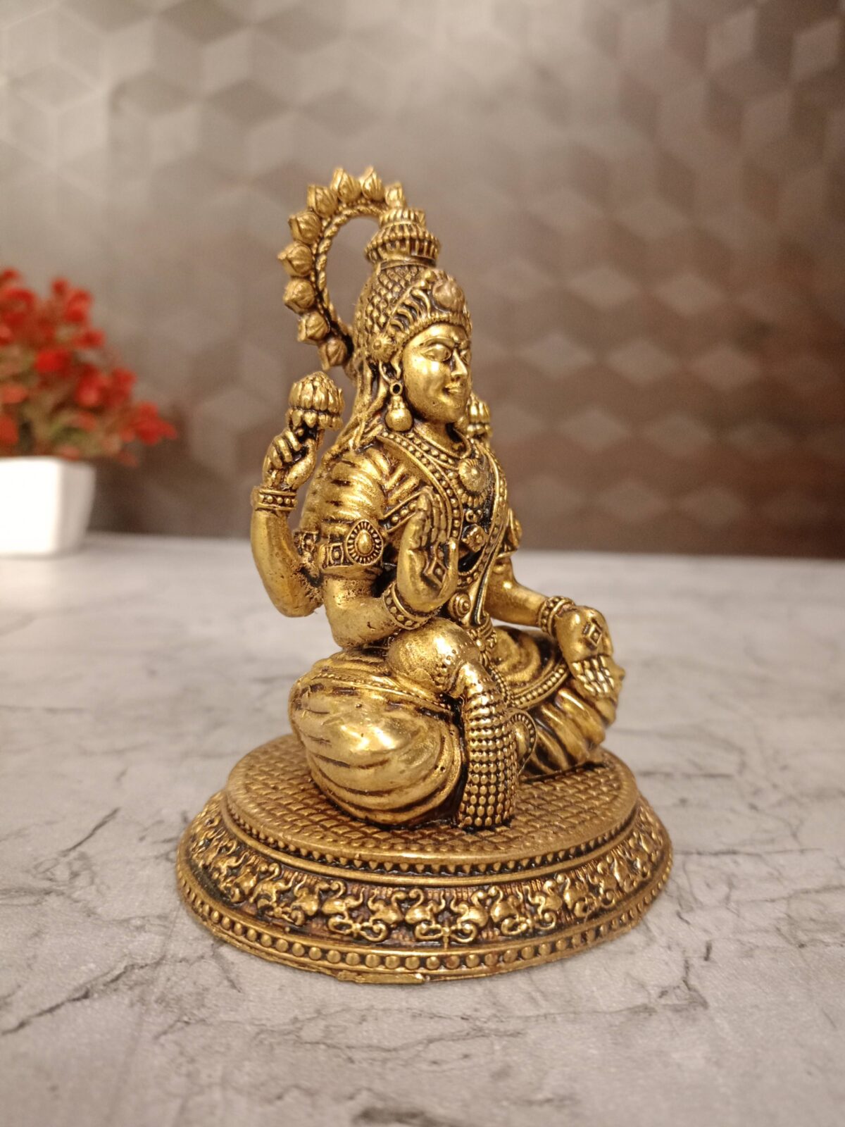 brass lakshmi sitting pooja gift vgocart coimbatore india2 scaled