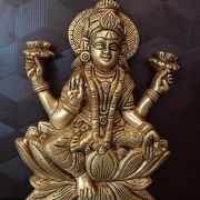 Buy Brass Mahalakshmi Wall Mount 10.5″