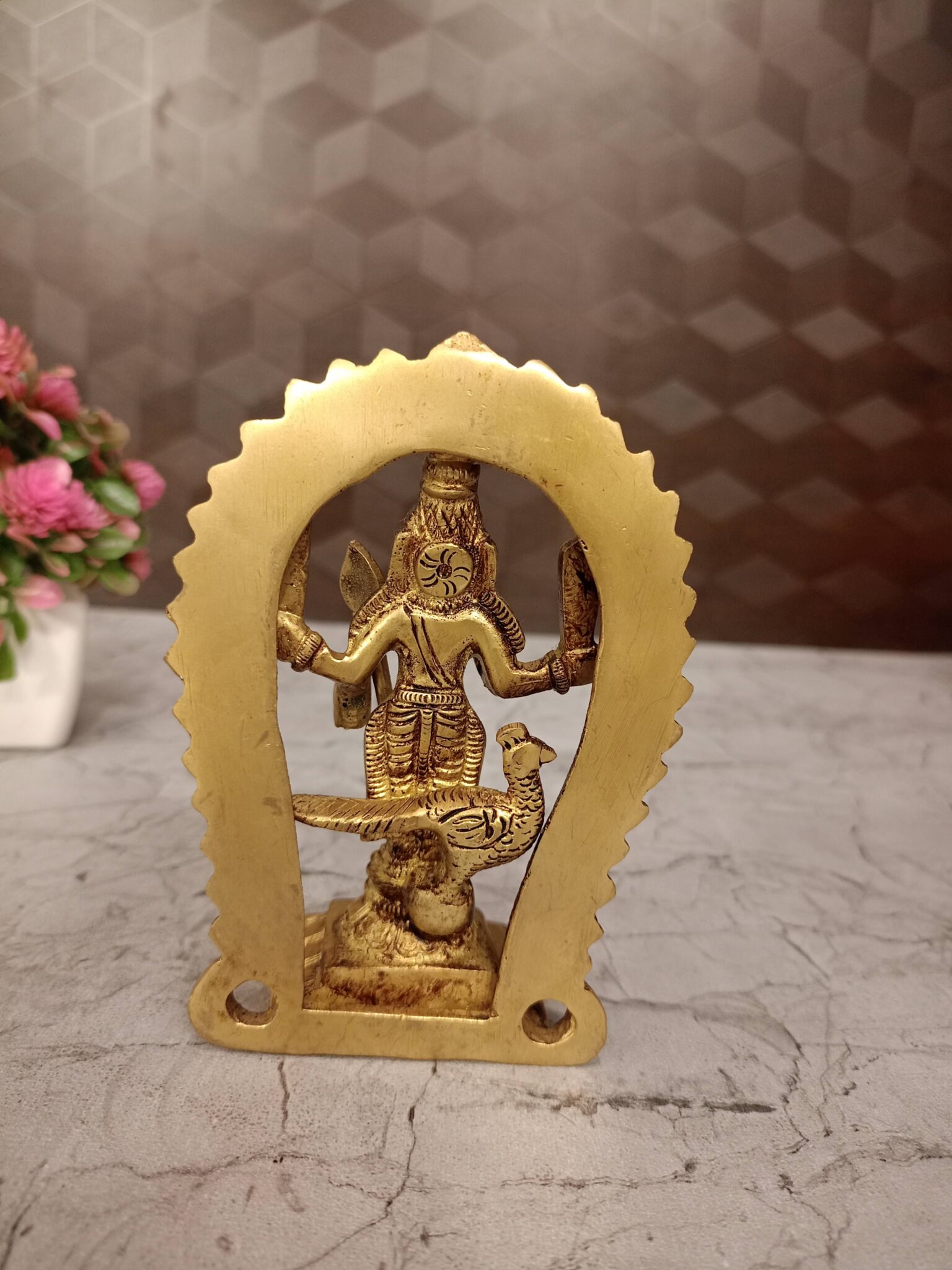 Buy Brass Arch Murugan Statue 5″