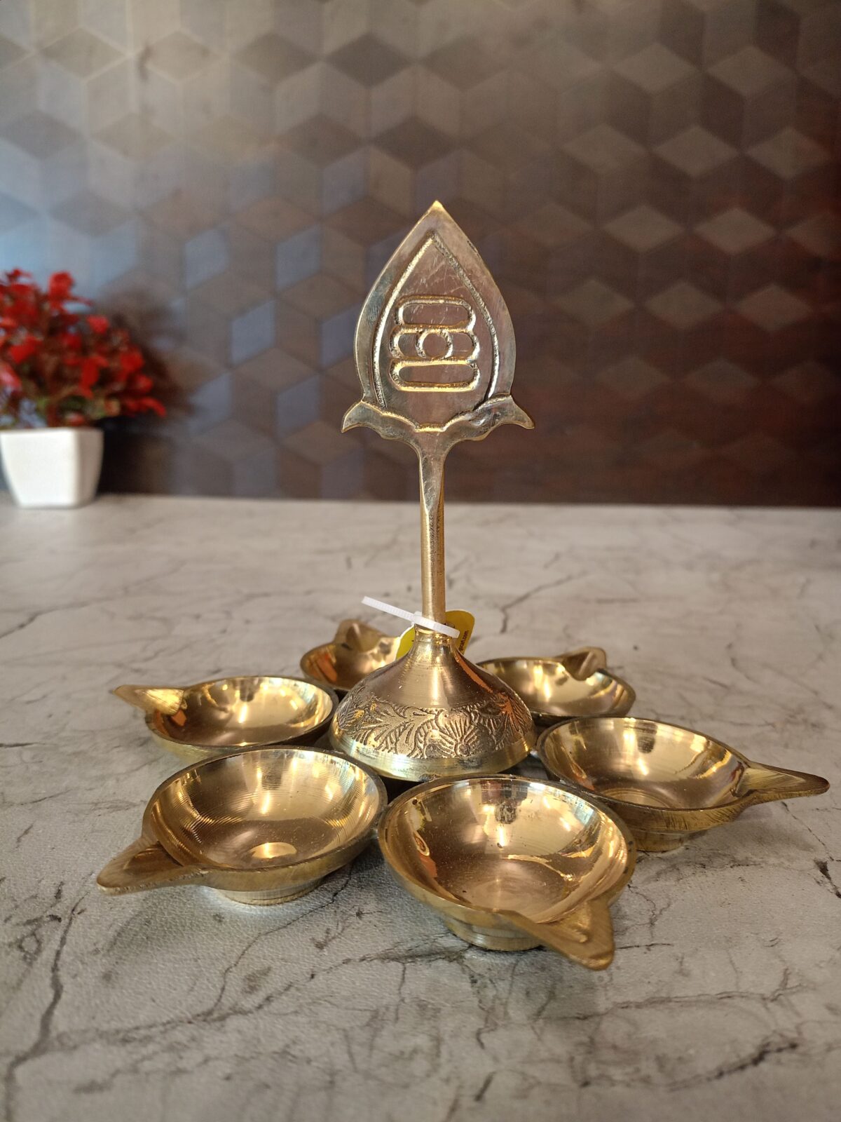 brass om diya pooja gift vgocart coimbatore india1 scaled