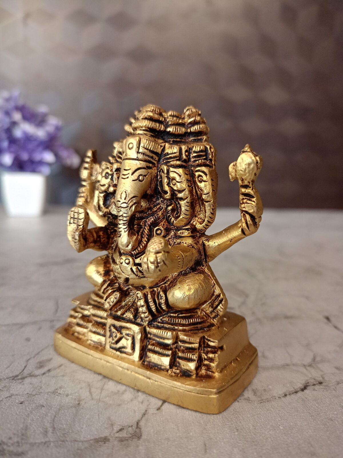 brass panjamuga ganesha idol pooja gift vgocart coimbatore india1 scaled