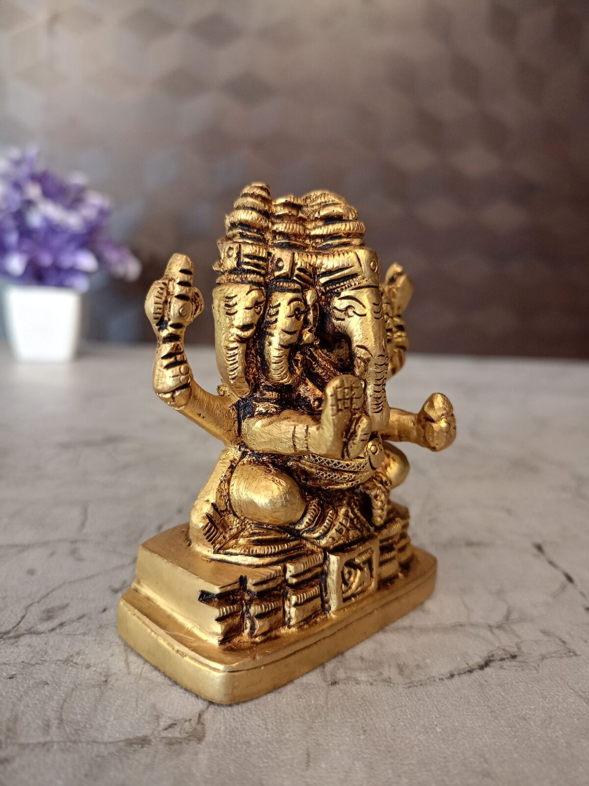 brass panjamuga ganesha idol pooja gift vgocart coimbatore india2 scaled