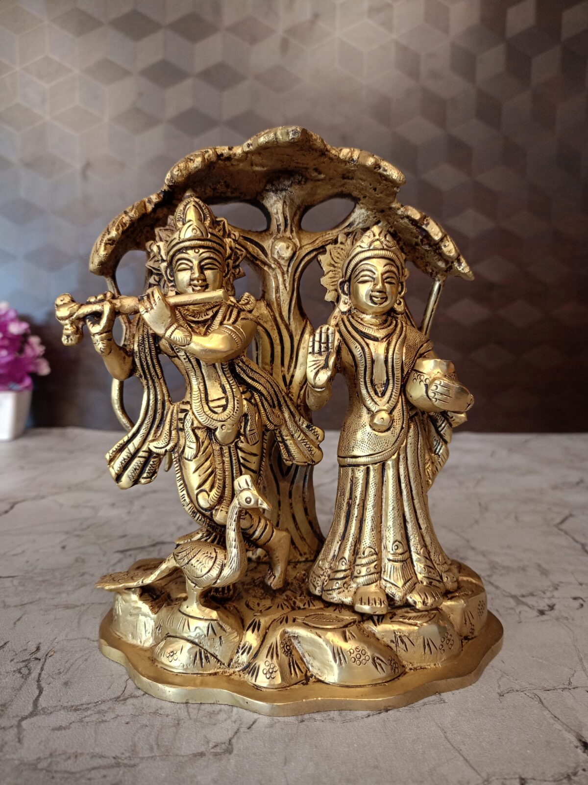brass radha krishna idol pooja gift vgocart coimbatore india 3 scaled