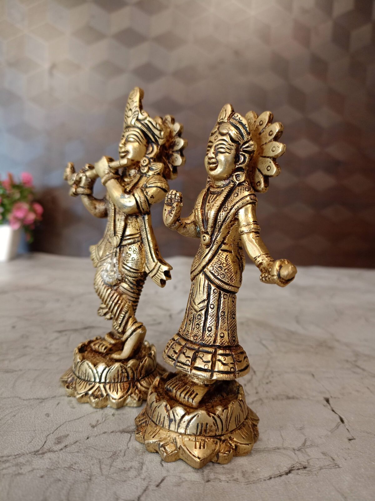 brass radha krishna idol pooja gift vgocart coimbatore india2 1 scaled