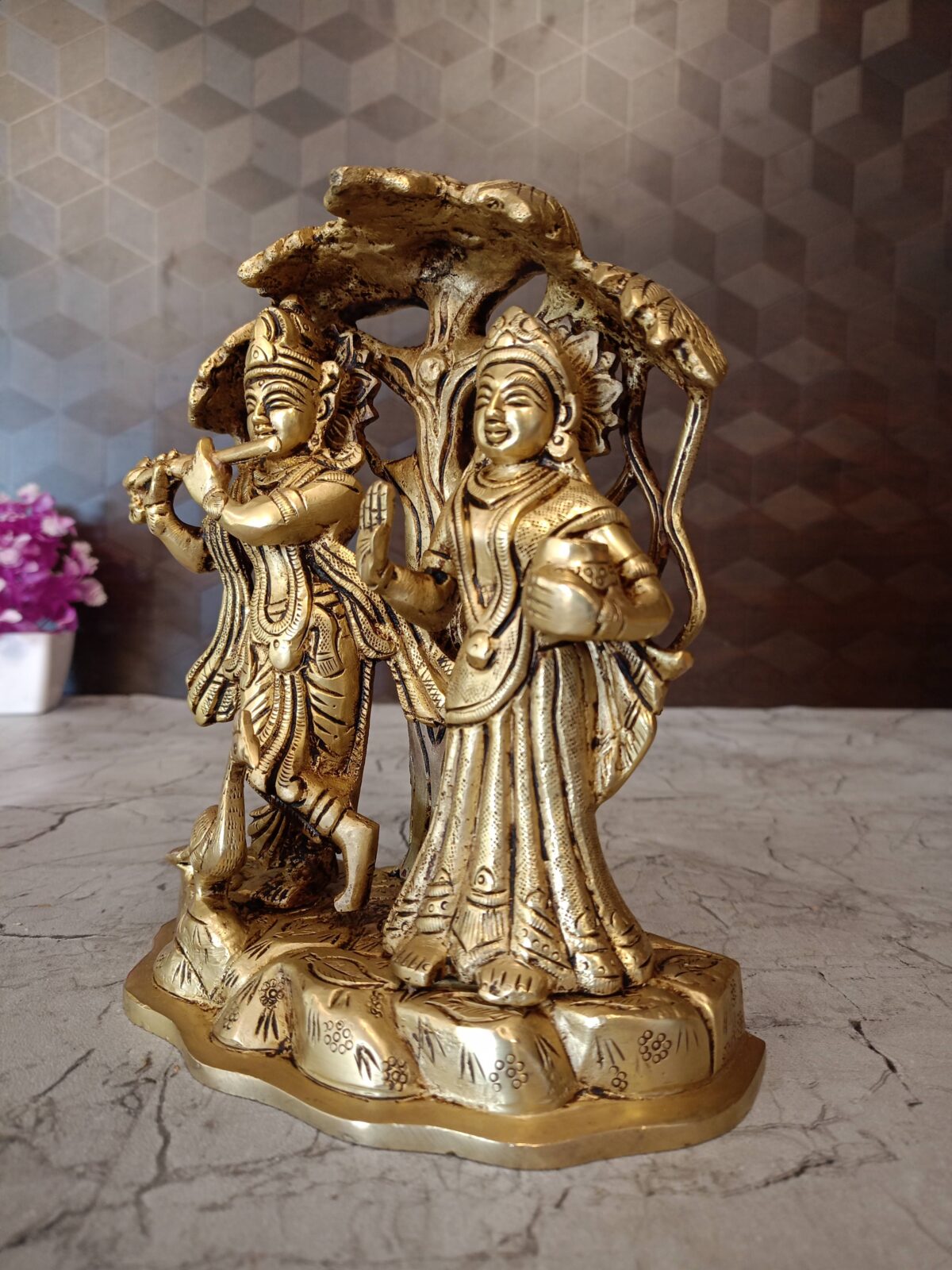 brass radha krishna idol pooja gift vgocart coimbatore india6 scaled
