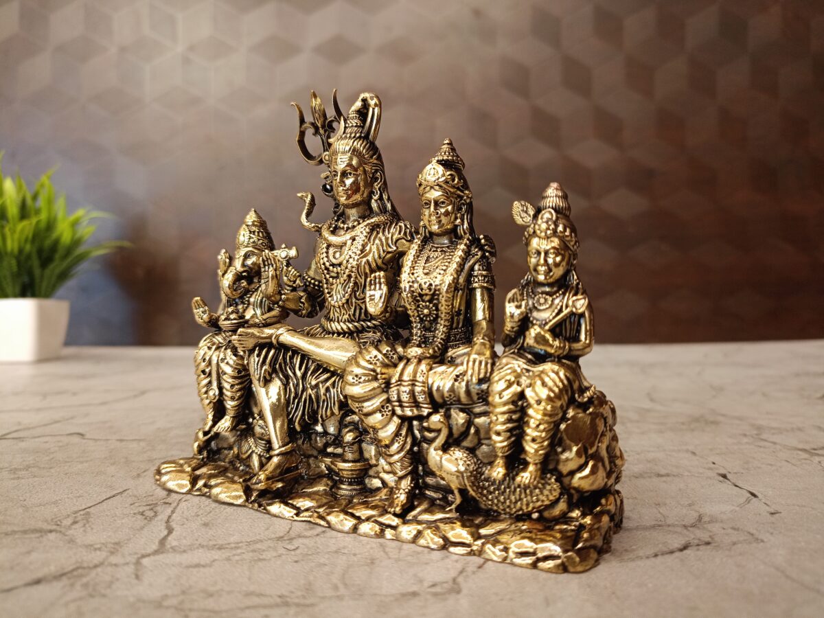 brass shiva family idol pooja gift vgocart coimbatore india2 scaled