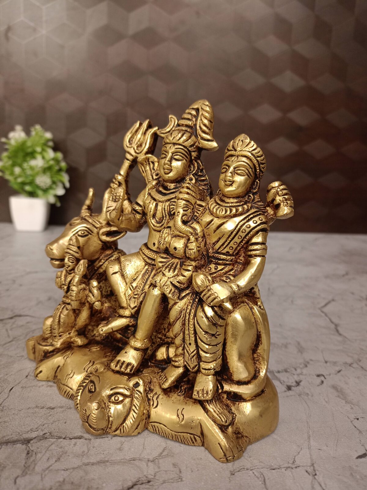 brass shiva family pooja gift vgocart coimbatore india2 scaled