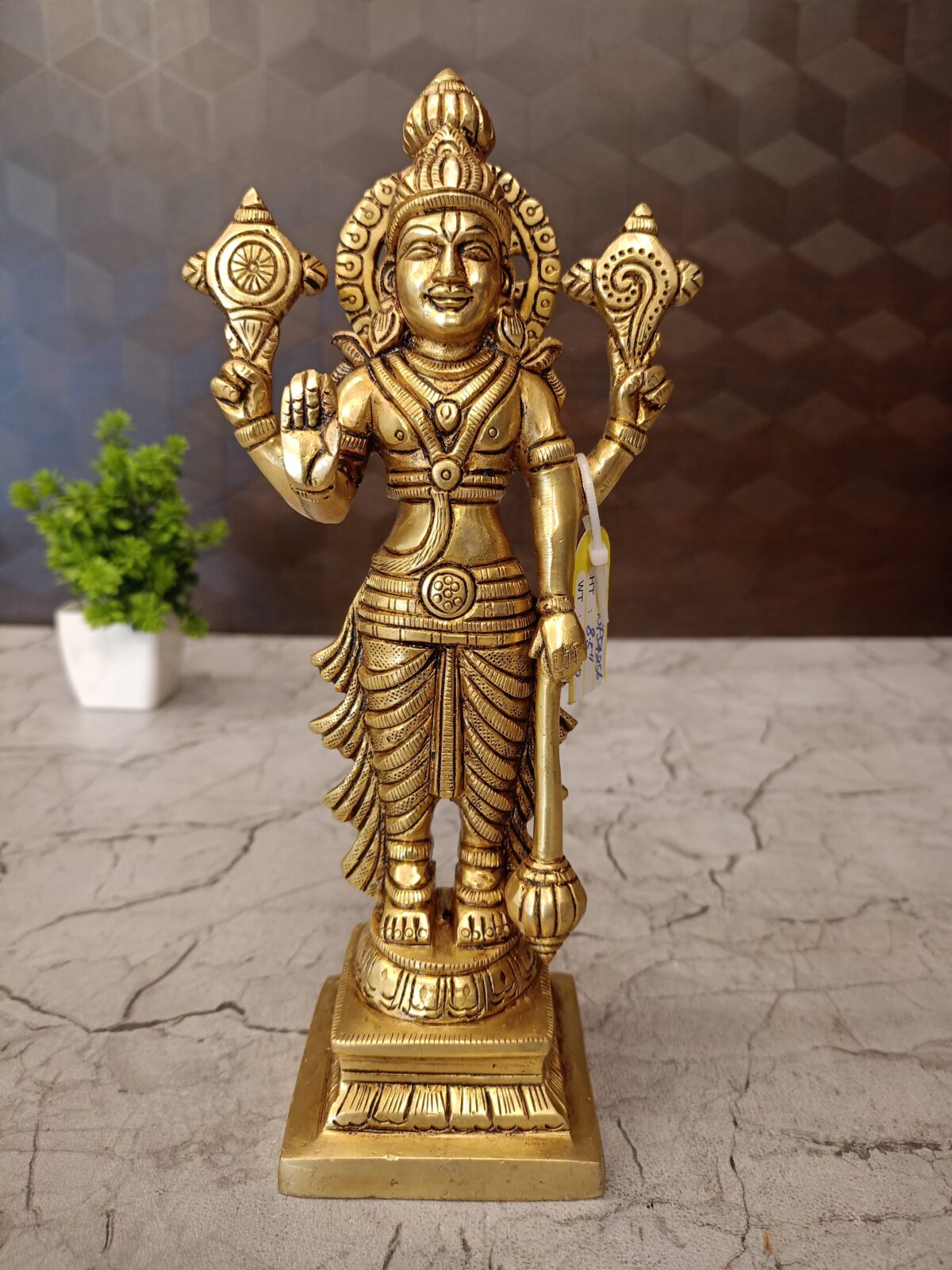 brass vishnu idol pooja gift vgocart coimbatore india 1 scaled