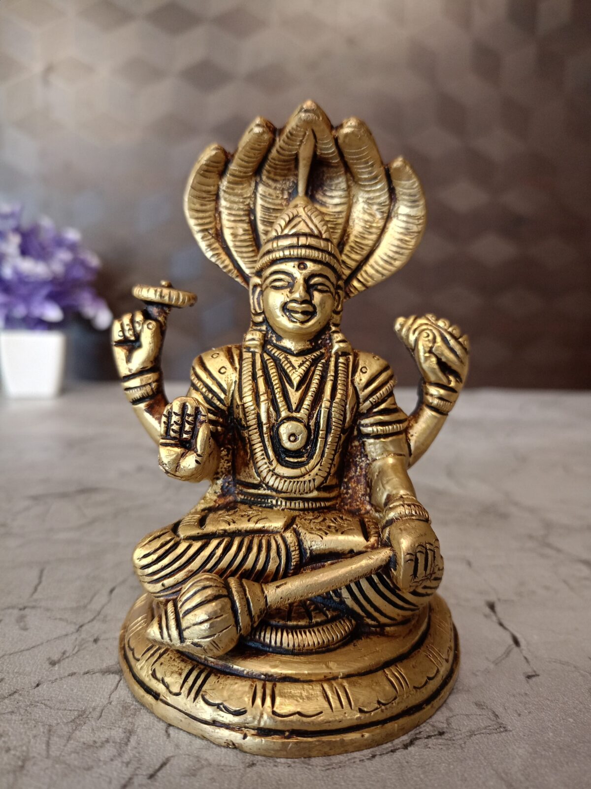 brass vishnu idol pooja gift vgocart coimbatore india scaled