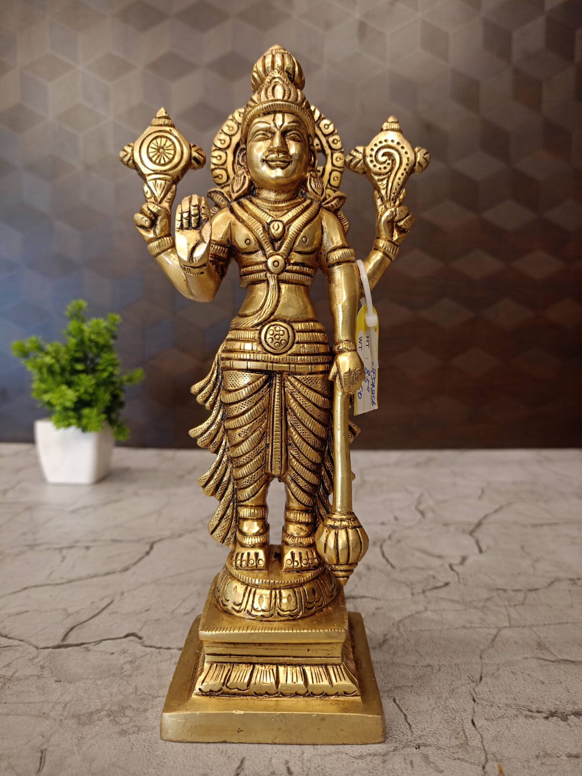 brass vishnu idol pooja gift vgocart coimbatore india1 1 scaled