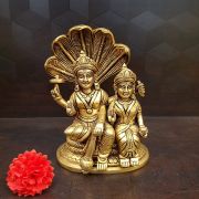 Buy Brass Vishnu Lakshmi Statue 6.5″