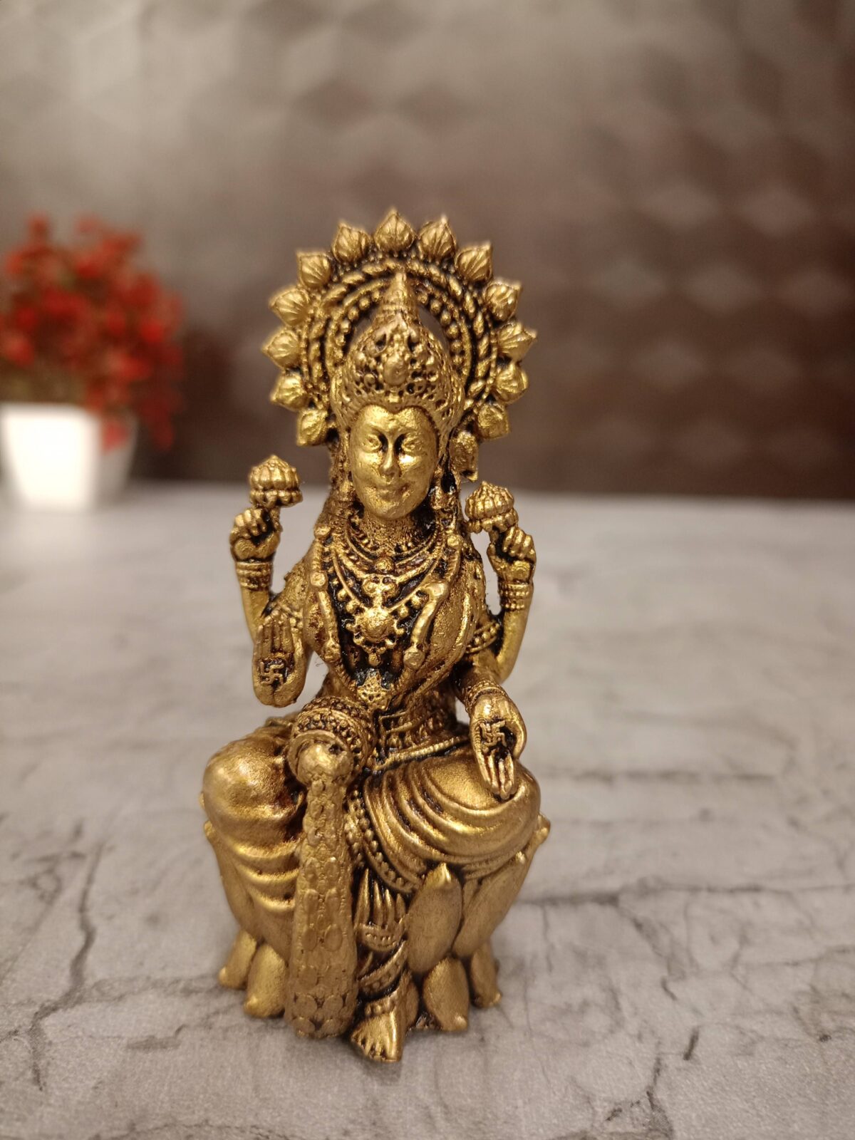 lakshmi idol brass pooja gift coimbatore india scaled