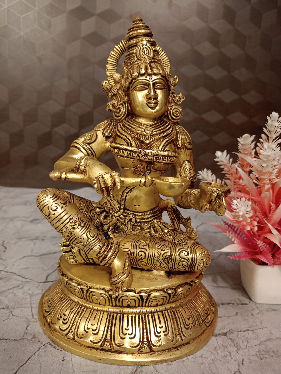 Buy Brass Anna Poorani Statue 10″