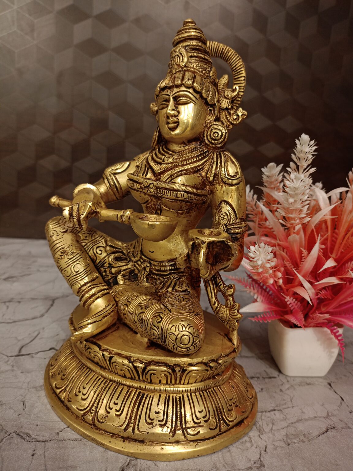 Buy Brass Anna Poorani Statue 10″