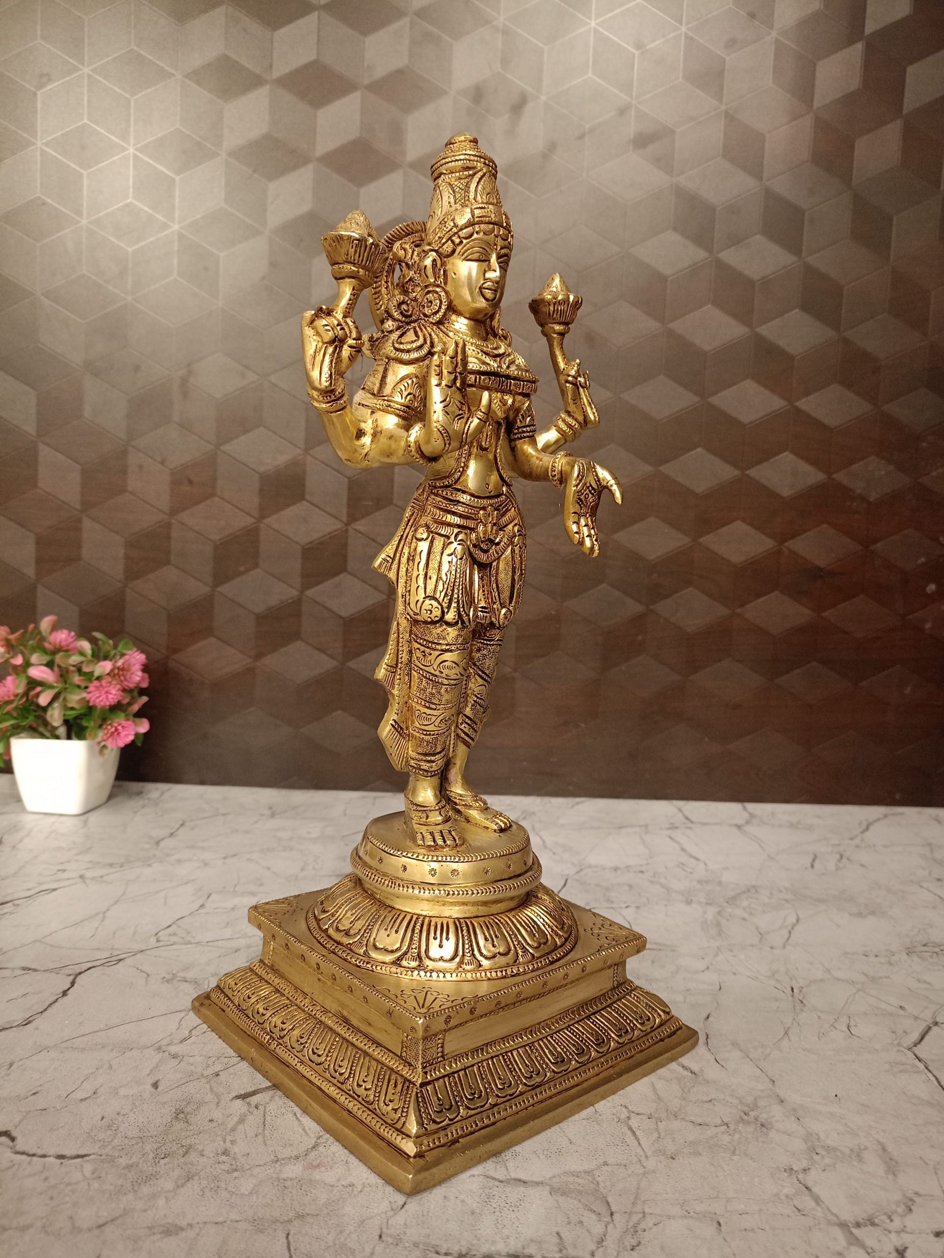 Buy Brass Lakshmi Statue 13.5″