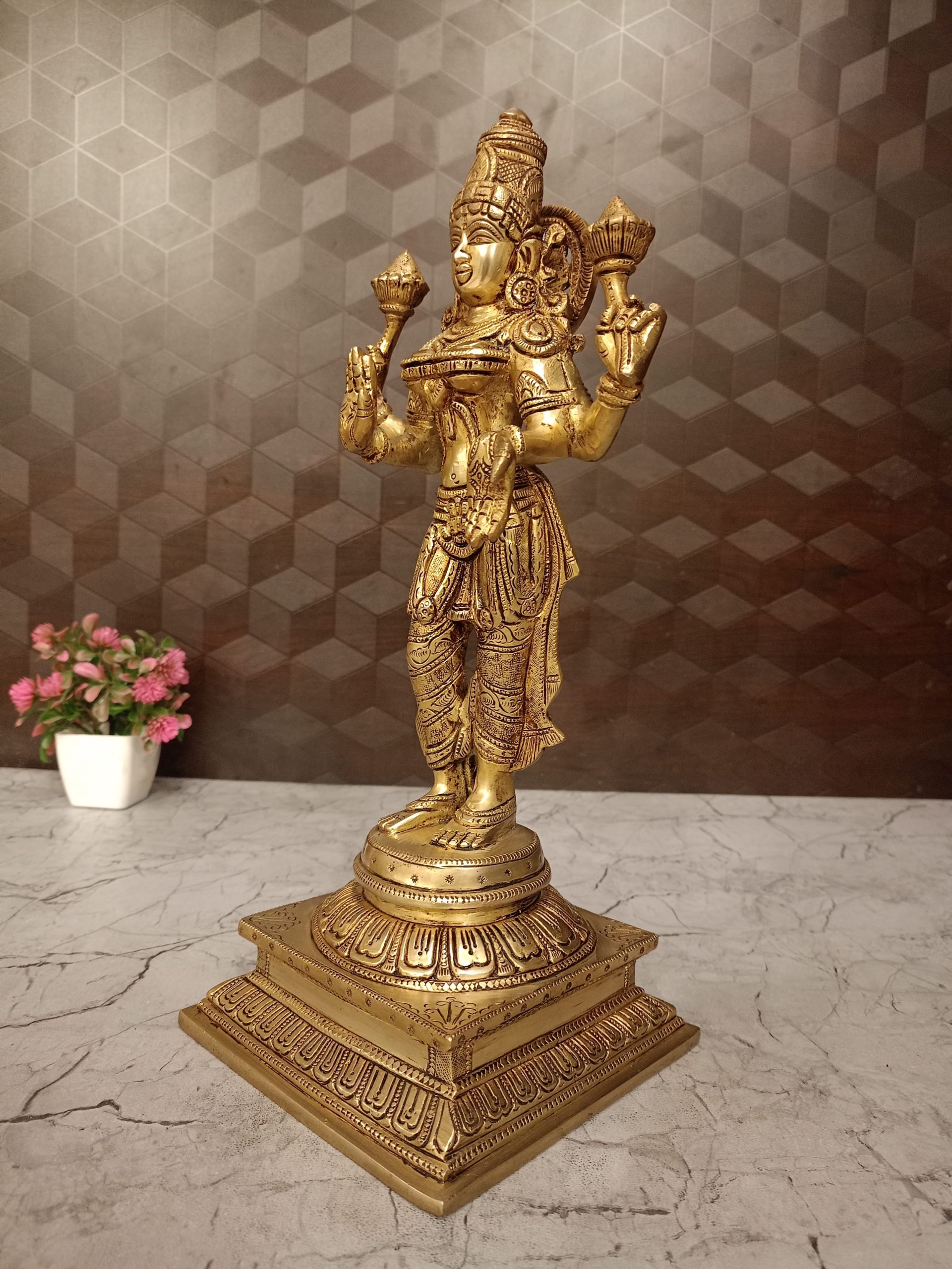 Buy Brass Lakshmi Statue 13.5″