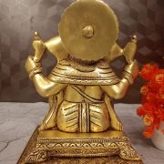 Buy Brass Ganesha Sitting On Square Base 10″