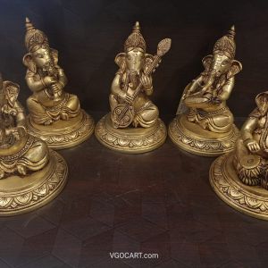 Buy Brass Music Set Ganesha 7″