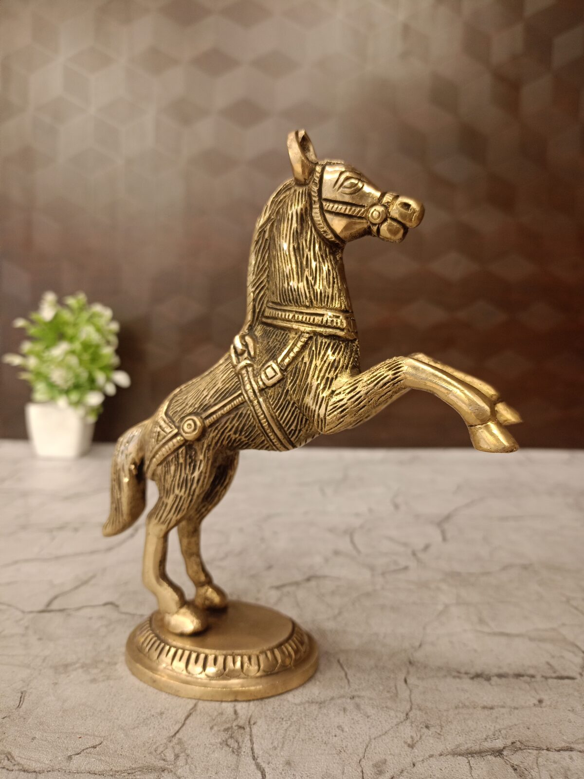 brass horse pooja gift vgocart coimbatore india3 scaled