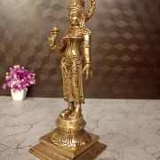 Brass Gandhimathi Ammal For Pooja 12.5″