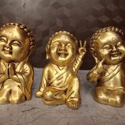 Buy Brass Babe Laughing Buddhas Statue 7.5″