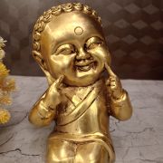 Buy Brass Babe Laughing Buddhas Statue 7.5″